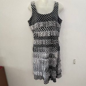 Tango Mango Sleeveless Tiered Ruffle Sleeveless Dress